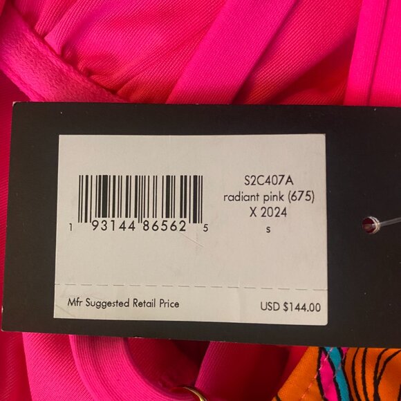 NEW Kate Spade Swim Suit Beautiful Tropical Floral Radiant Pink Womens S - Picture 9 of 9